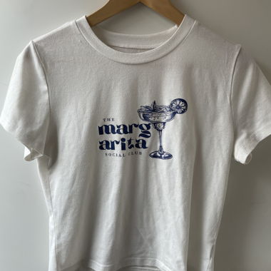 T-shirt blanc à graphisme