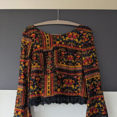 Sommerliche Bluse H&M mit Rückenausschnitt