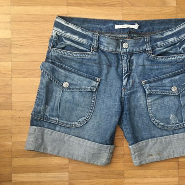 Damen Cargo-Jeansshorts – Gr. 38