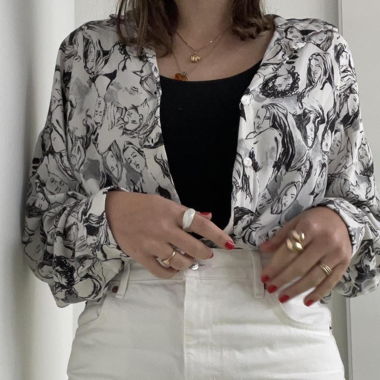 oversized blouse