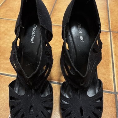 Sandales noires Graceland