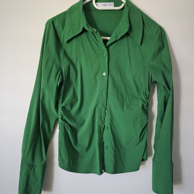 Camicia donna verde MANGO