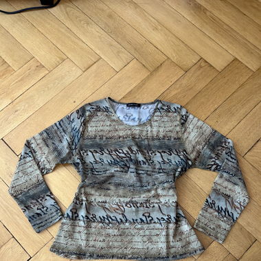 Top en Maille Tons Terre