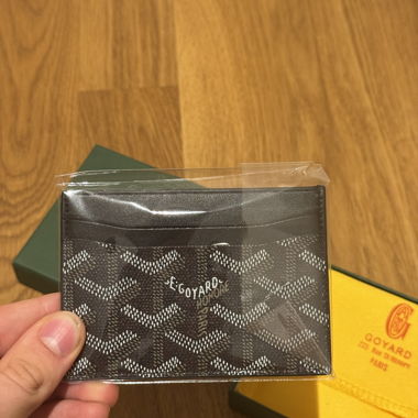 Black Goyard Card Holder