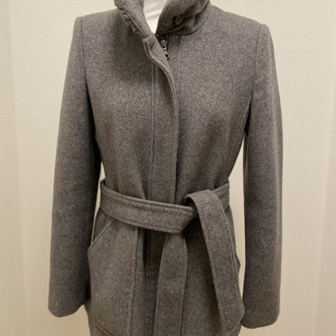 Cappotto in lana grigio Esprit