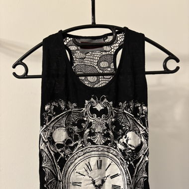 punk/gothic Top
