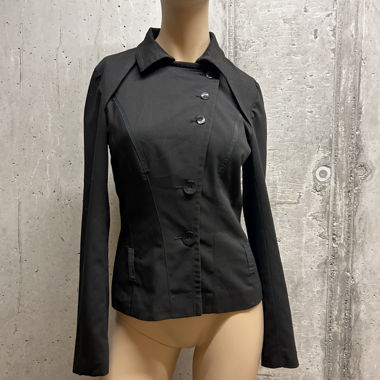 Black asymmetric Blazer 