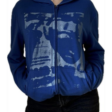 Blaue jacke