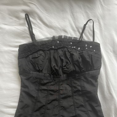 black vintage top