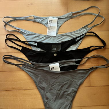 lot de 3 culottes thong XL