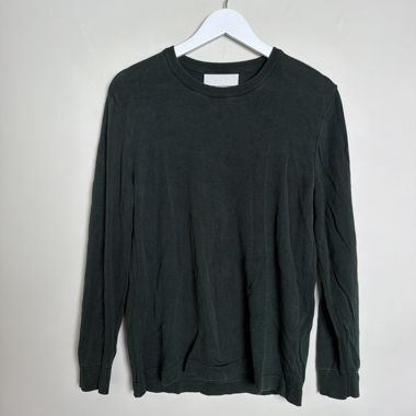 Maglione a maniche lunghe verde scuro