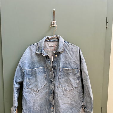 Jeans-Hemd Oversized
