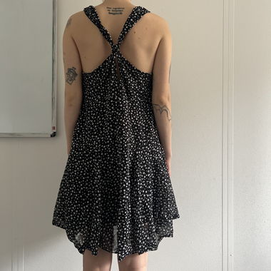 Classic Black and White Polka dot dress