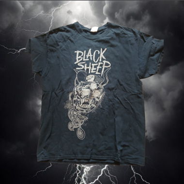 T-shirt Black Sheep noir