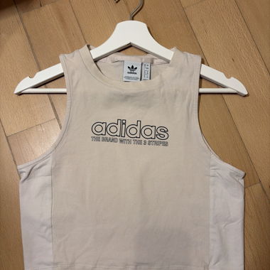 Beige Adidas Tank Top
