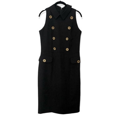 Military Style Bodycon Dress