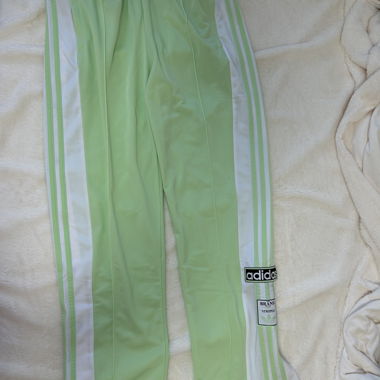 Adidas Track Pants mint green