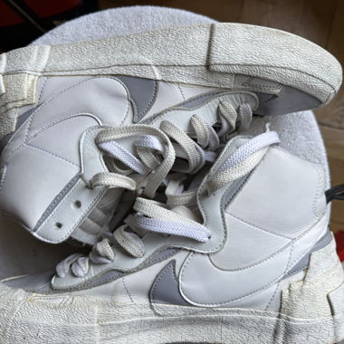Nike Blazer Mid sacai White Grey