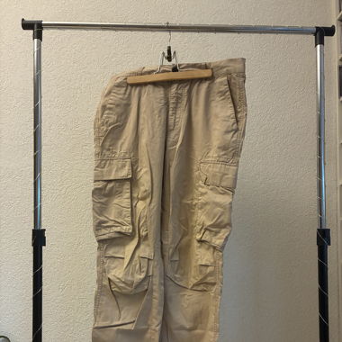 Pantalon cargo beige