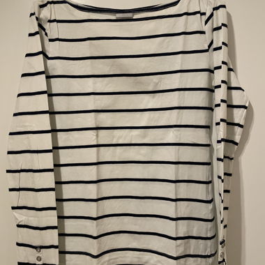 Gestreiftes Langarmshirt