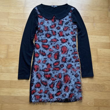 Robe à manches longues avec motif