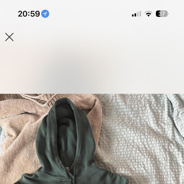 Nike hoodie - darkgreen
