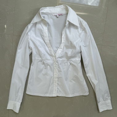 Blouse blanche Y2K