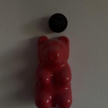 Rote Bären-Leuchte Vintage Gummibären