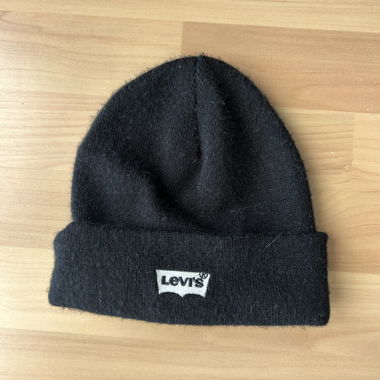 Bonnet en tricot noir Levi's