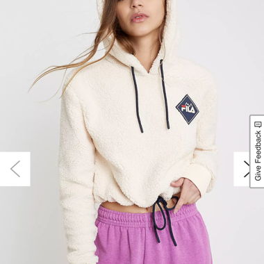 FILA Teddy Hoodie XS
