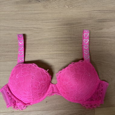 Pink Push-Up Bra