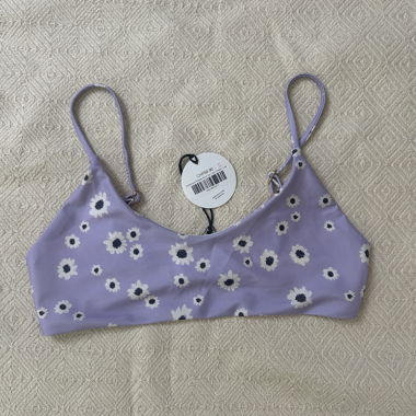 Lioa Lilac Floral Bikini Top S
