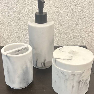 Marmor Badezimmer Set 
