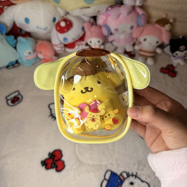 Porte-clé / mini sac Pompompurin avec peluche 