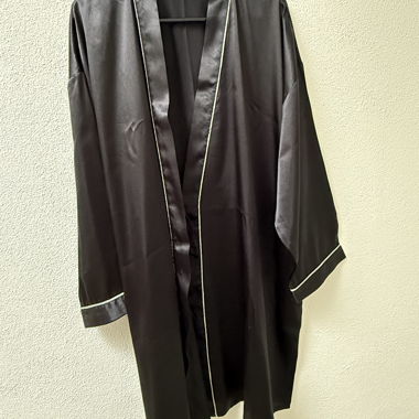 Peignoir kimono noir