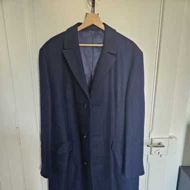 Coat blue 100%Wool Xl
