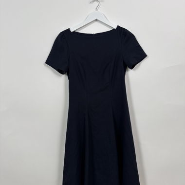 Abito blu navy a maniche corte