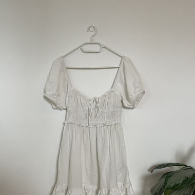 White Milkmaid Dress