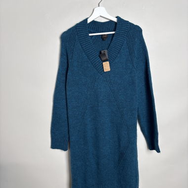 Abito maglia in blu