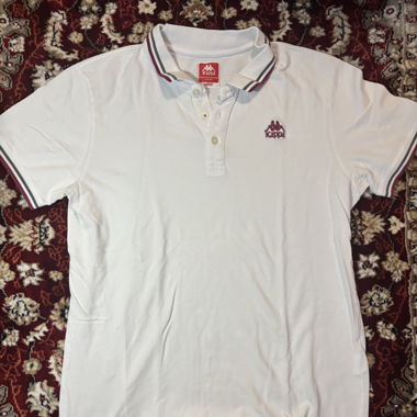 White Kappa Polo Shirt