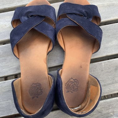 Sandales pour femmes bleues taille 38