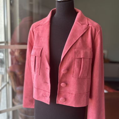 Veste rose 