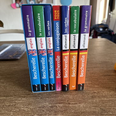 Matériel scolaire ENG & GE, dictionnaires FR