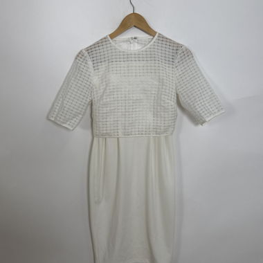 Abito ASOS in mesh bianco