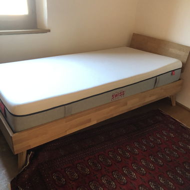 Letto singolo con materasso Swiss Bedding