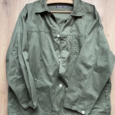 Giacca Overshirt da designer Richie Rich Olive/L