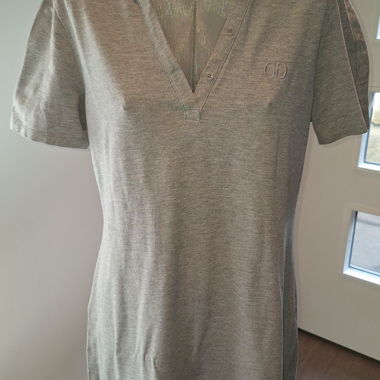 Graues Polokleid