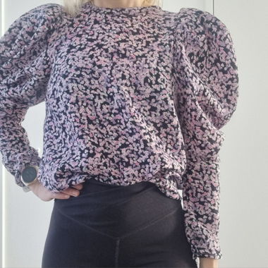 Bluse Puffärmel