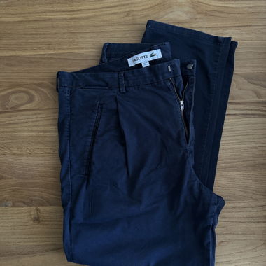 Lacoste Herren Chinohose dunkelblau