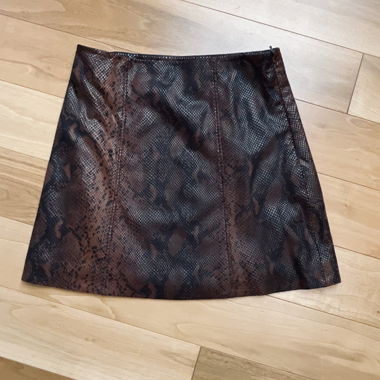 Minigonna in pelle Reiss Taglia S